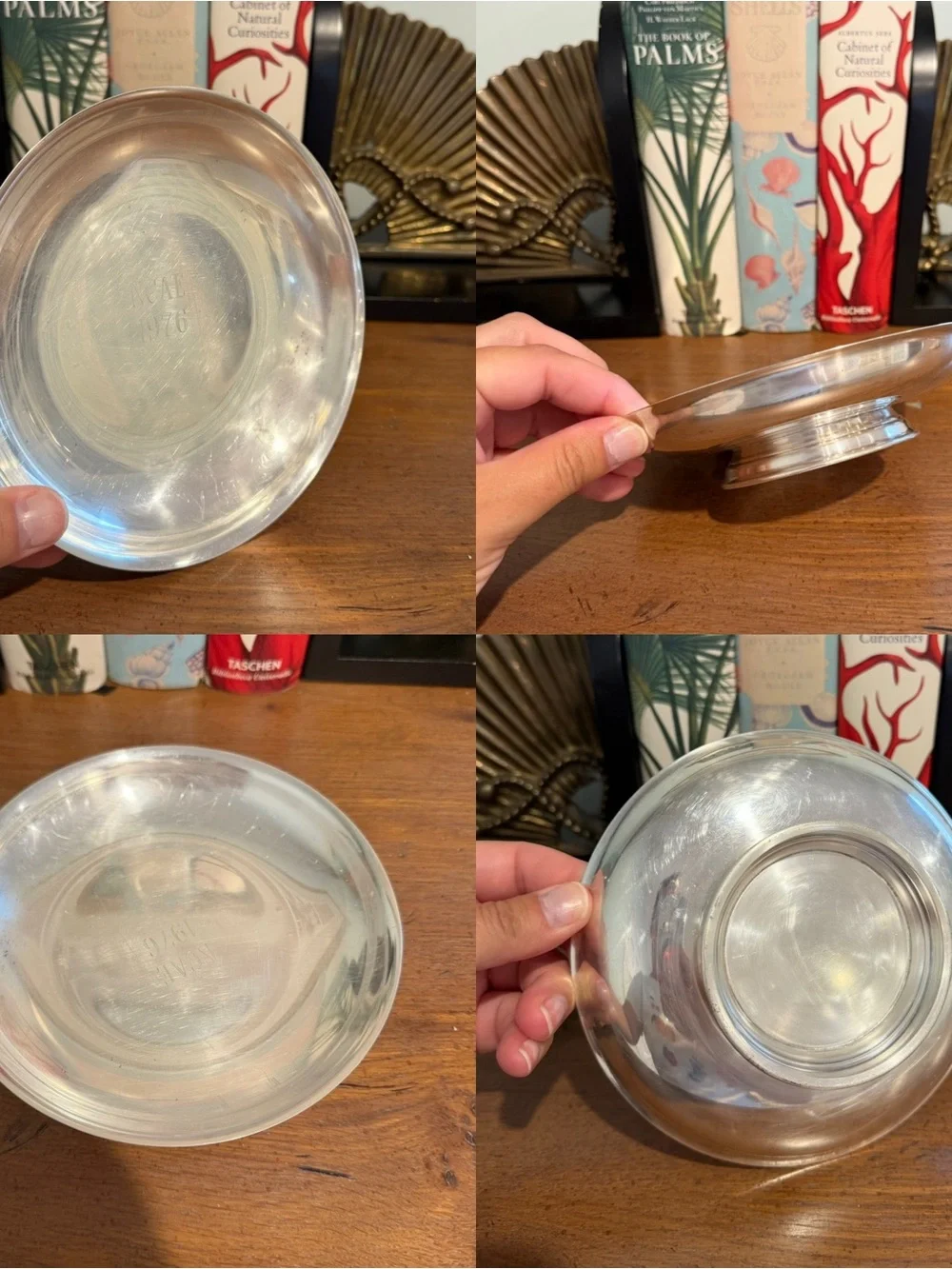 Vintage Oneida Silver-Plated Pedestal Dish